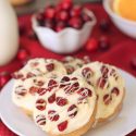 Cranberry Bliss Cookies (whole grain option)