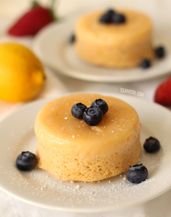 Lemon Pudding Cakes for Two (or four!)
