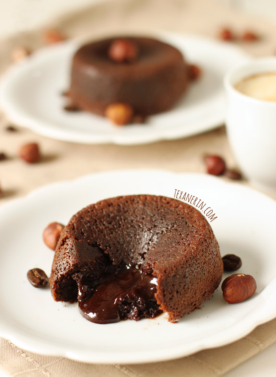 Molten Lava Cakes for Two – with gluten-free, dairy-free and 100% whole grain options!