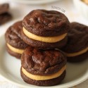 Flourless Chocolate Peanut Butter Cookie Sandwiches (grain-free, gluten-free, dairy-free)