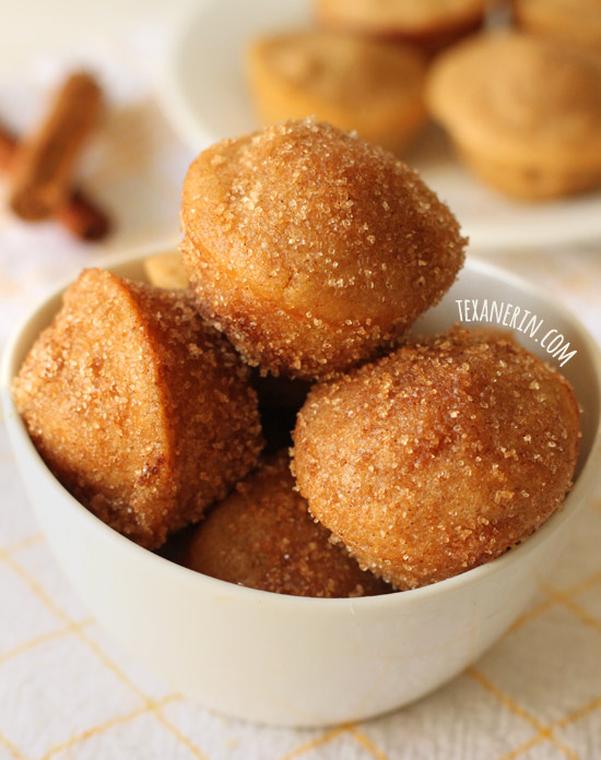 100% Whole Grain and Vegan Cinnamon Sugar Donut Muffins