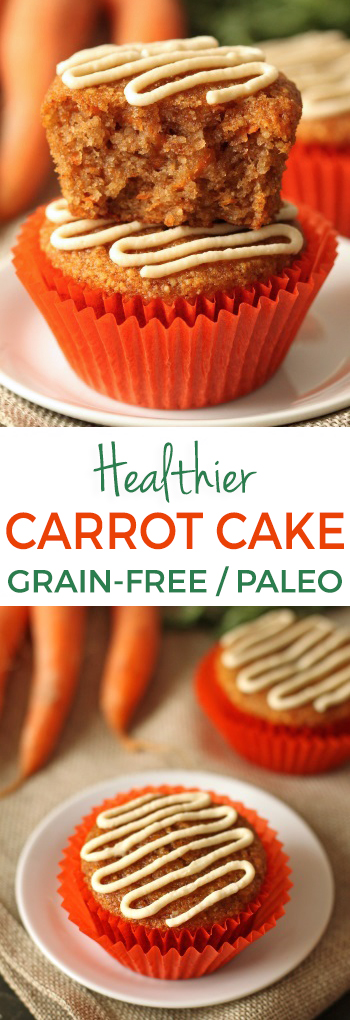 Paleo Carrot Cake Muffins (grain-free, gluten-free) - Texanerin Baking