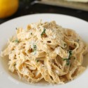 Healthier Fettuccine Alfredo (gluten-free, whole grain options)
