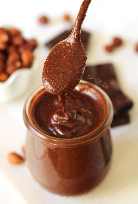 Paleo Chocolate Hazelnut Butter Spread (vegan, gluten-free, and dairy-free)