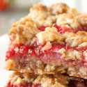 Strawberry Oat Bars (vegan, dairy-free, whole grain)