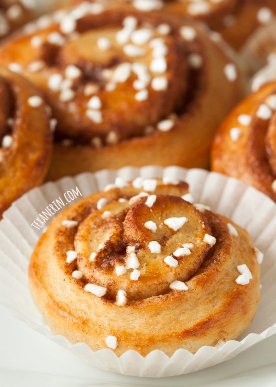 Whole Wheat Swedish Kanelbullar - the original cinnamon buns!