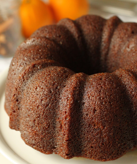 100% Whole Grain Orange Pumpkin Gingerbread