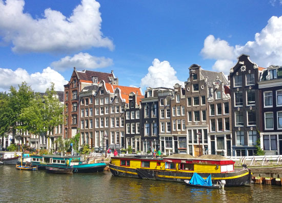 Cute Houses in Amsterdam