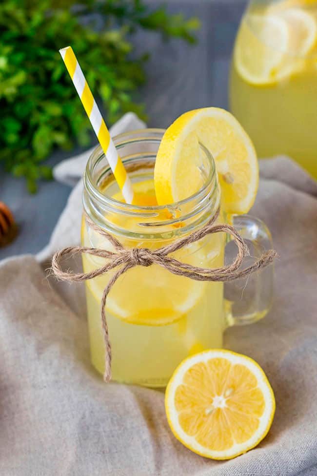 This lightly honey-sweetened lemonade is a breeze to make and is a great way to get rid of an overabundance of lemons!