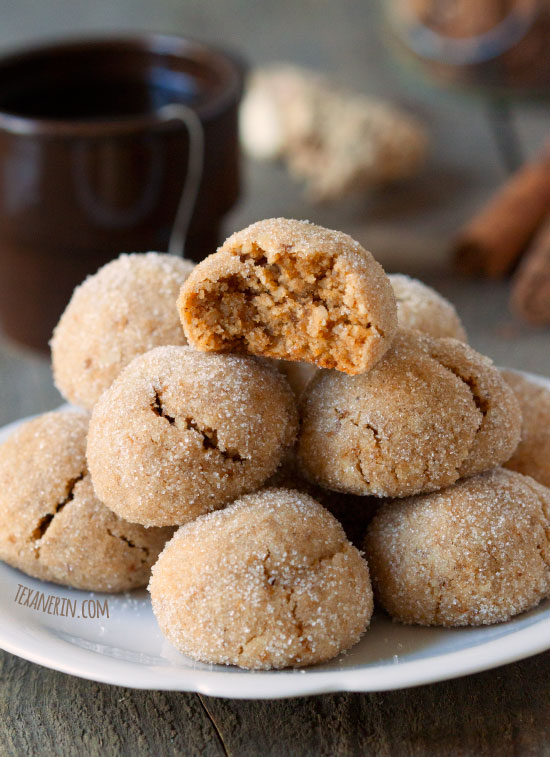 Soft and Chewy Paleo Chai Spiced Cookies (grain-free, gluten-free, and dairy-free)