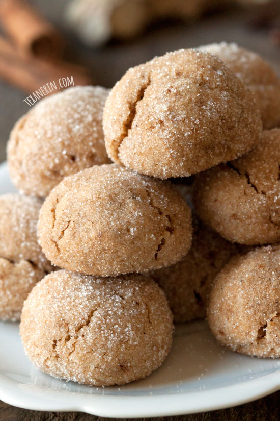 Soft and Chewy Paleo Chai Spiced Cookies (grain-free, gluten-free, dairy-free)