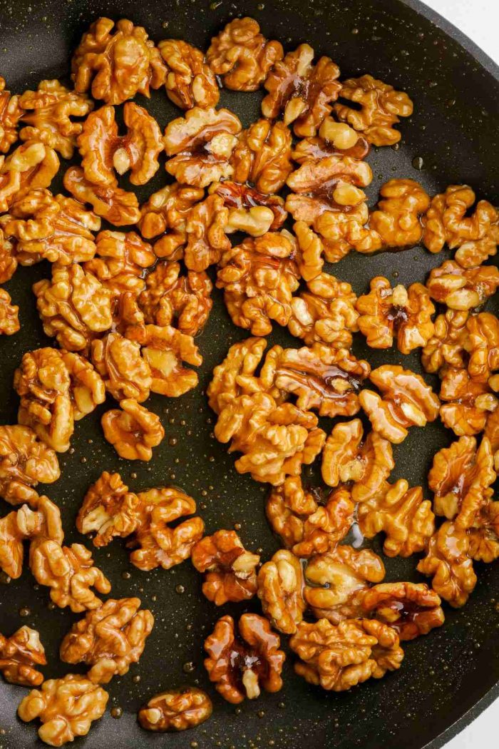 Maple Walnuts (super quick, easy, 3 ingredients!) - Texanerin Baking