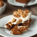 Pumpkin Cake with Maple Mascarpone Frosting  (gluten-free, whole grain, all-purpose flour options)