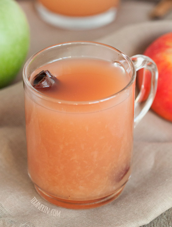 Maple Syrup Sweetened Homemade Apple Cider - naturally gluten-free, dairy-free and vegan!