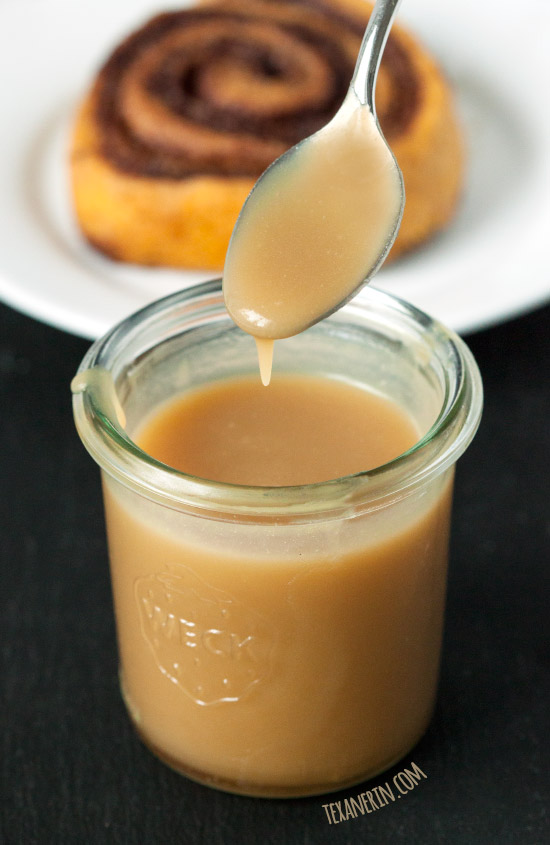 Salted maple caramel sauce