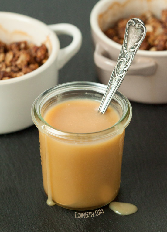 Salted maple caramel sauce