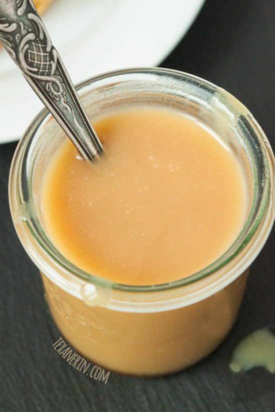 Salted maple caramel sauce