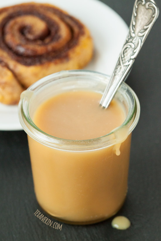 Salted maple caramel sauce