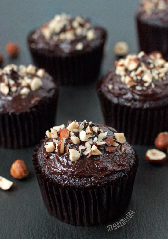Chocolate Hazelnut Cupcakes – have an incredible texture and are grain-free, gluten-free, dairy-free and Paleo friendly.