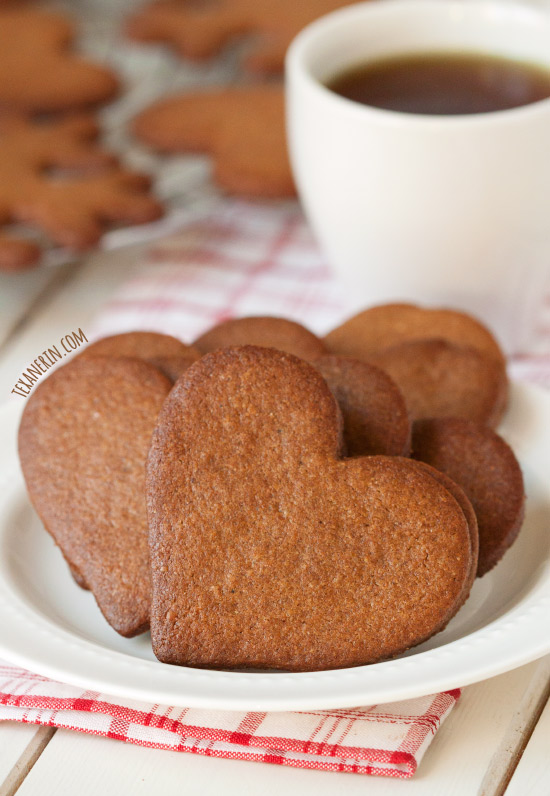 Pepparkakor (Swedish Ginger Cookies) – 100% whole wheat, dairy-free and just as crisp and delicious as the more traditional kind!