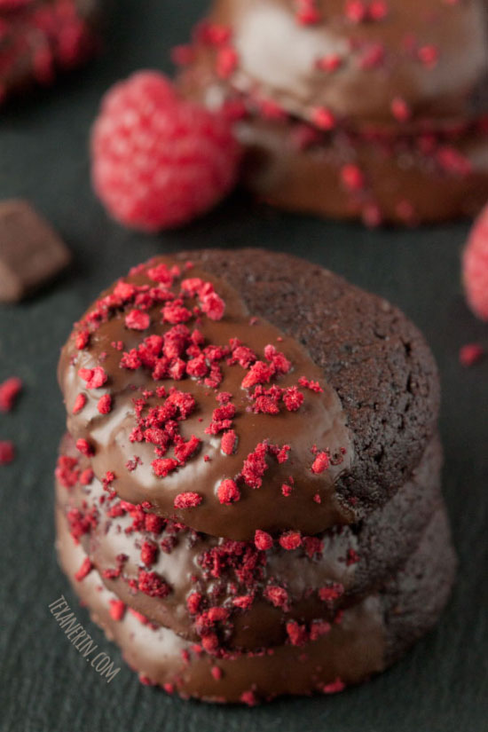 Chocolate Dipped Cookies – grain-free, gluten-free, dairy-free, paleo-friendly and 100% whole grain!