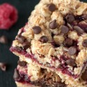 Chocolate Raspberry Oat Bars (vegan, dairy-free, whole grain)