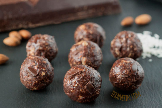 Gluten-free, Vegan and Dairy-free Chocolate Coconut Bites – perfect for when you just need a little sweetness!