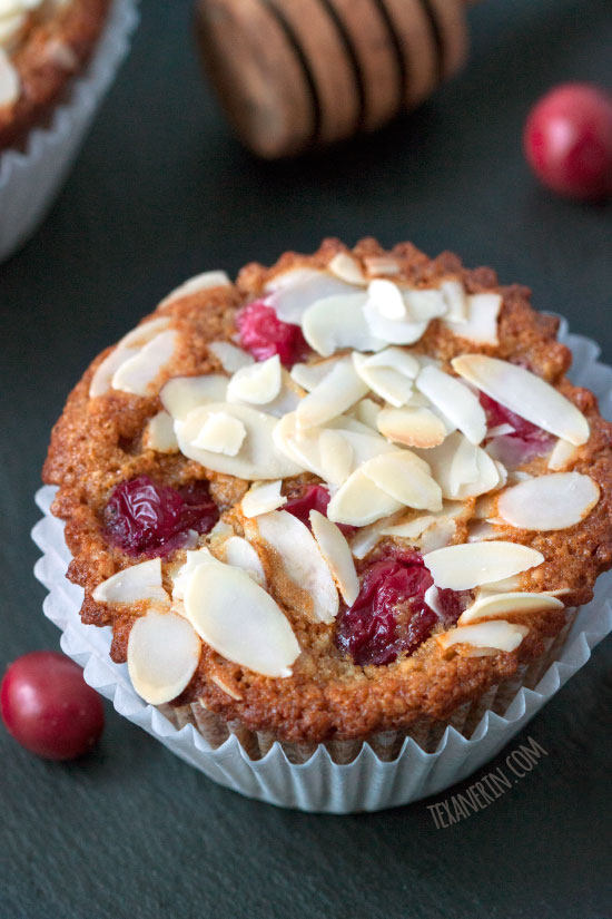 Cranberry Orange Muffins – gluten-free, 100% whole grain and with a dairy-free option! Ultra moist and stay good for days.