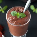 Healthy Mint Chocolate Pudding (grain-free, gluten-free, vegan option)