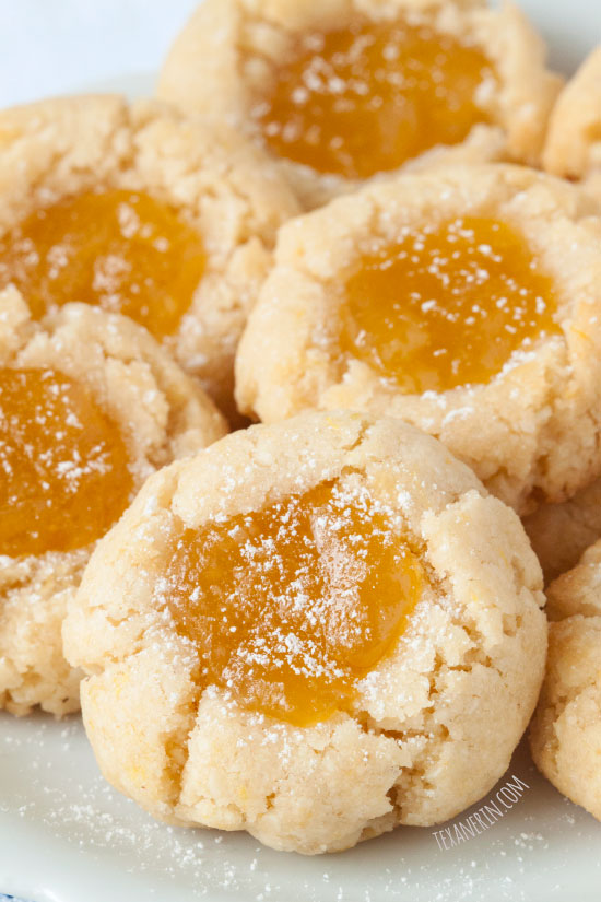 Lemon Curd Thumbprint Cookies