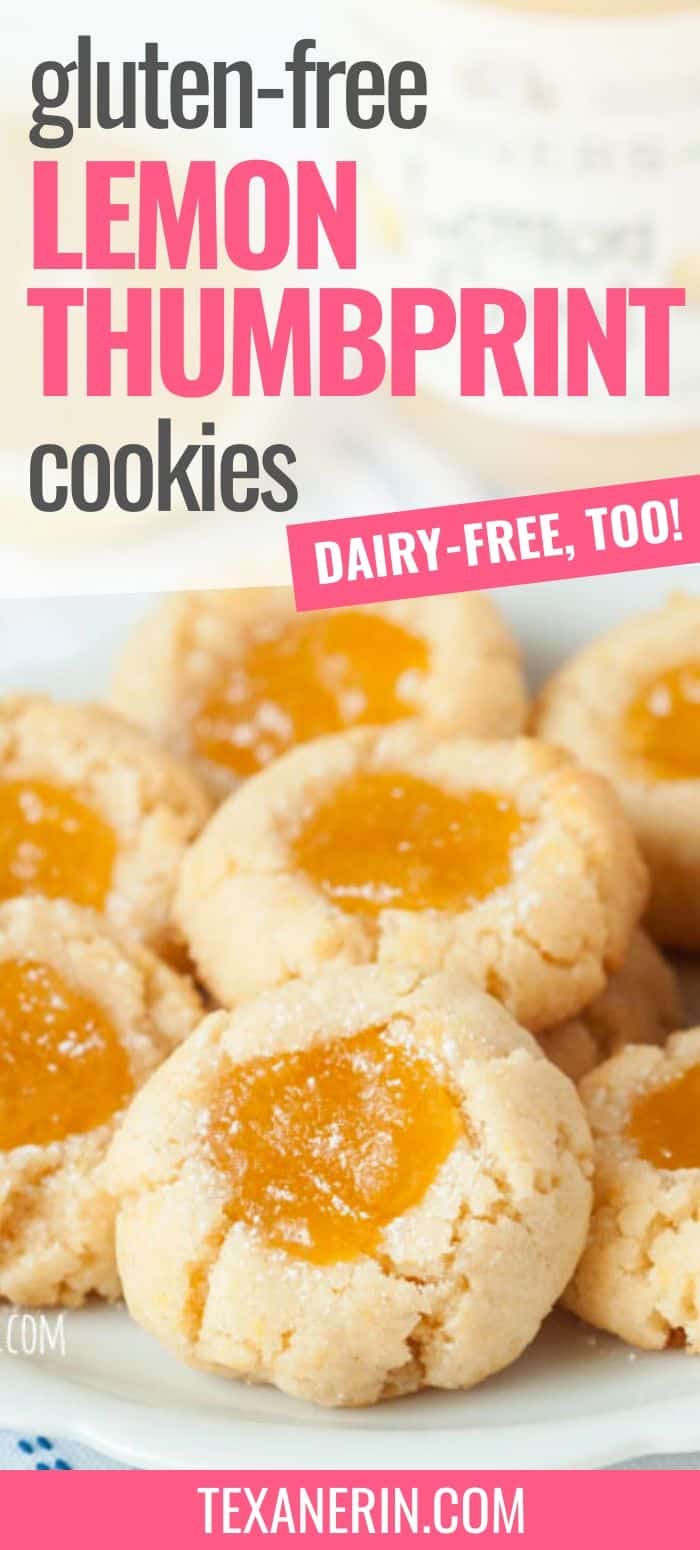 These soft and chewy lemon curd thumbprint are grain-free, gluten-free and are almost guaranteed to turn that frown upside down. Seriously. A great gluten-free cookie recipe!