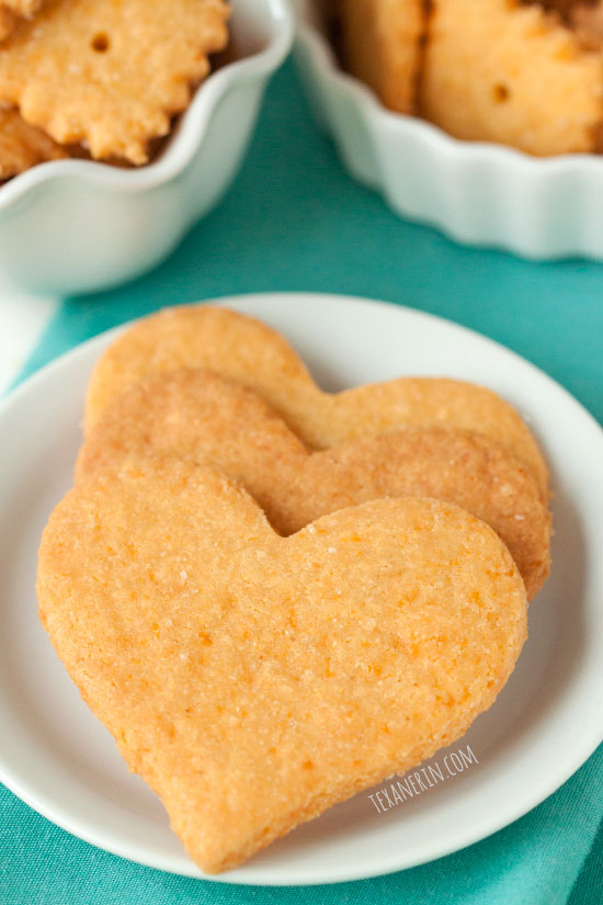 Gluten-free and Grain-free Cheese Crackers – just as yummy as the traditional kind!