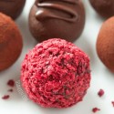 Healthier Raspberry Truffles (vegan, paleo-friendly, dairy-free)