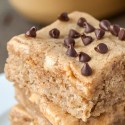 Peanut Butter Banana Bars (whole grain, dairy-free)