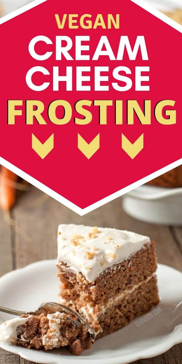 This vegan cream cheese frosting doesn't have any unusual ingredients (and no processed vegan cream cheese!), is maple sweetened and dairy-free! A great vegan frosting recipe.