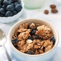 Spiced Blueberry Almond Granola (gluten-free, dairy-free, whole grain)