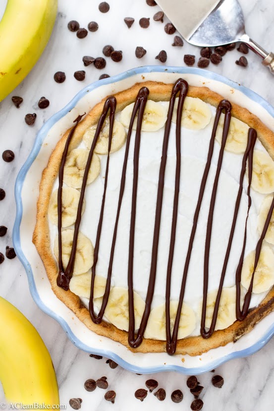 Nutella Banana Cream Pie (grain-free, gluten-free, dairy-free)