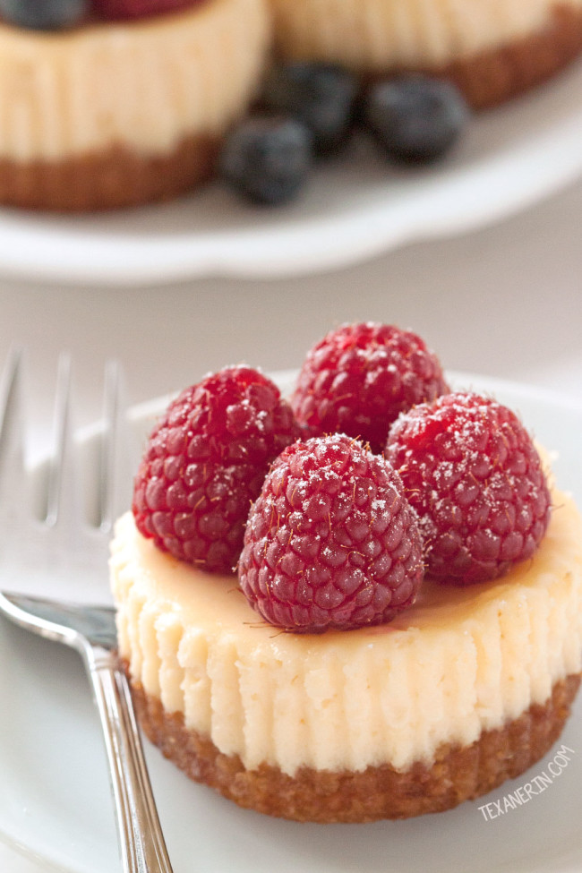 Mini 
Cheesecakes (grain-free and gluten-free)