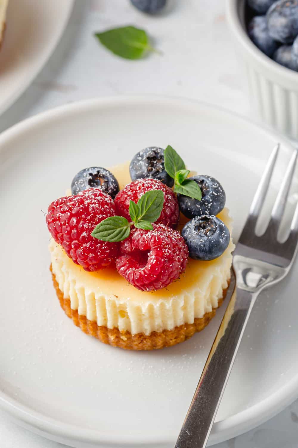 Mini Gluten-free Cheesecakes (super creamy, fantastic crust ...