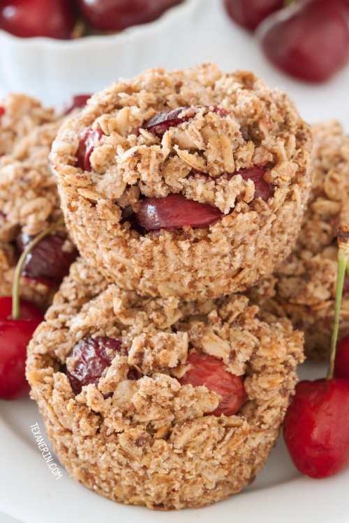 Mini Cherry Pies {gluten-free, vegan, 100% whole grain and dairy-free}