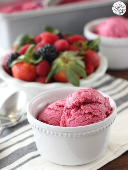 Triple Berry Frozen Yogurt