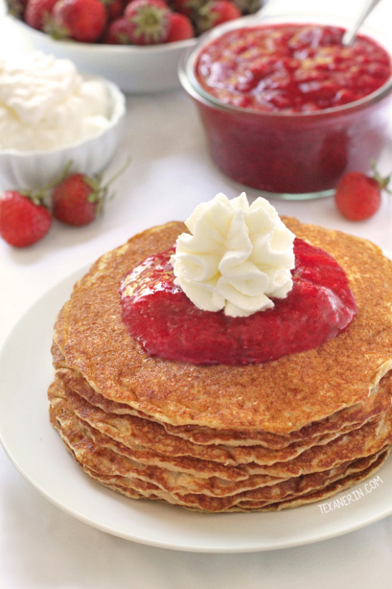 Paleo Buttermilk Pancakes {grain-free, gluten-free, dairy-free}
