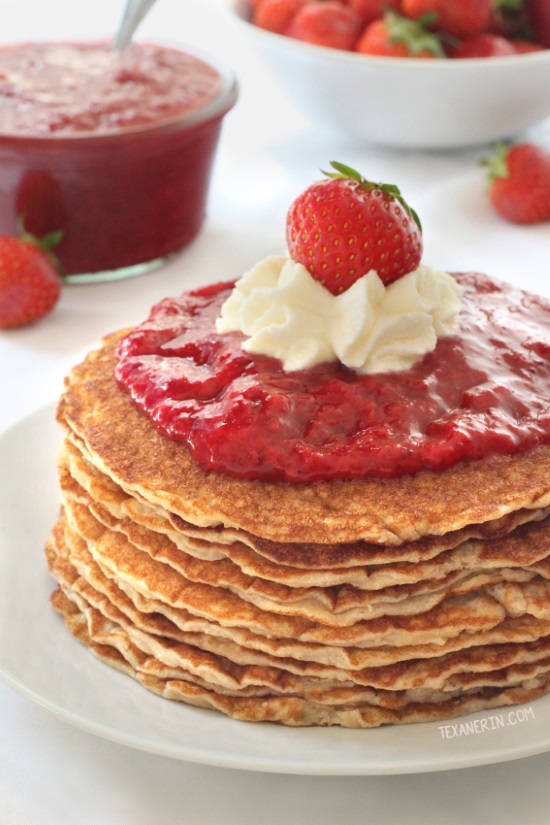 Paleo Buttermilk Pancakes {gluten-free, grain-free, dairy-free}