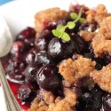 Healthier Vegan Blueberry Crisp