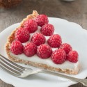 Vegan Raspberry Coconut Tart