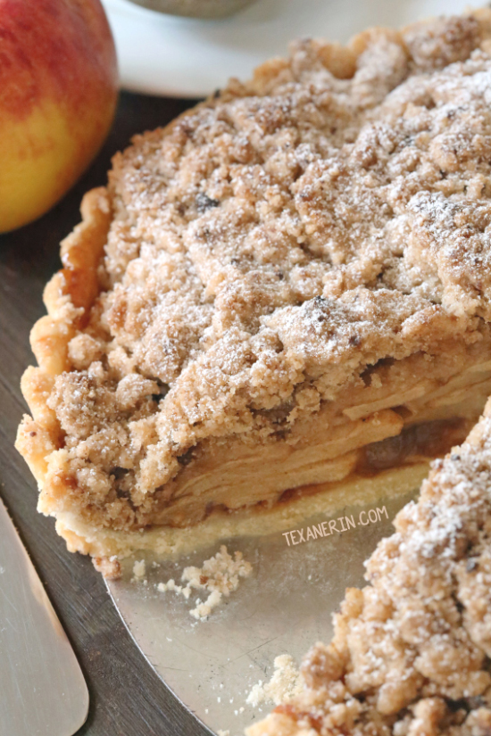 Apple Crumb Tart {whole grain, gluten-free options}