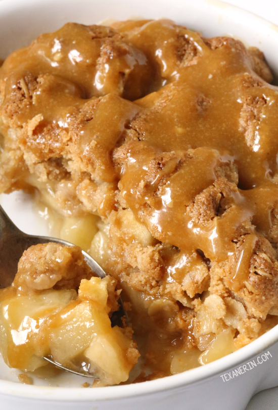 Peanut Butter Apple Crumble {gluten-free, vegan, dairy-free and 100% whole grain}