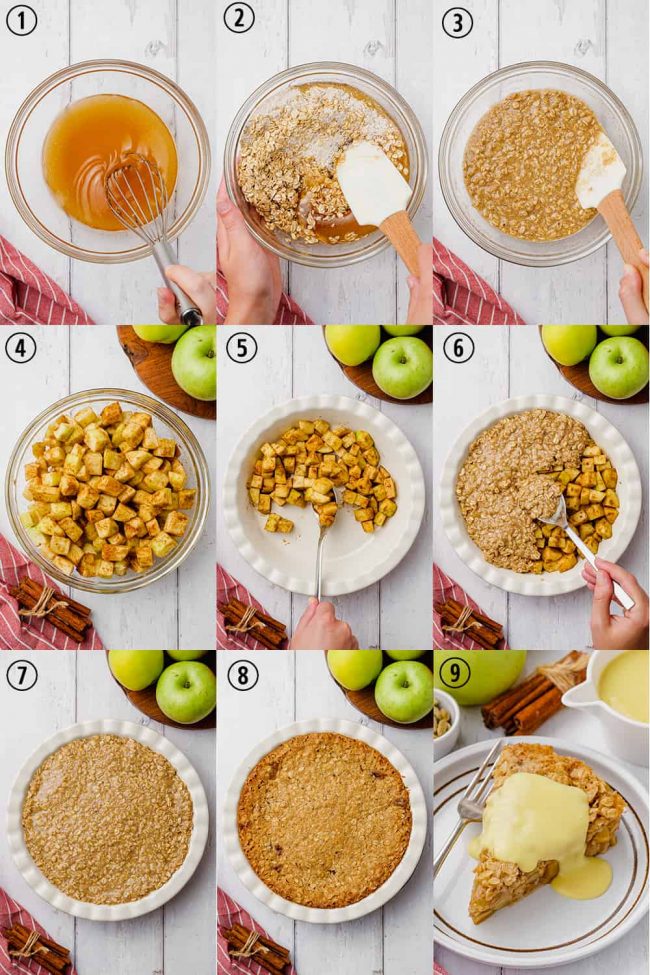 Swedish apple pie