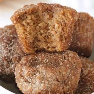 Paleo Cinnamon Sugar Pumpkin Donut Holes (grain-free, gluten-free, dairy-free option)