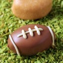 Chocolate Peanut Butter Football Truffles (grain-free + vegan / paleo options)